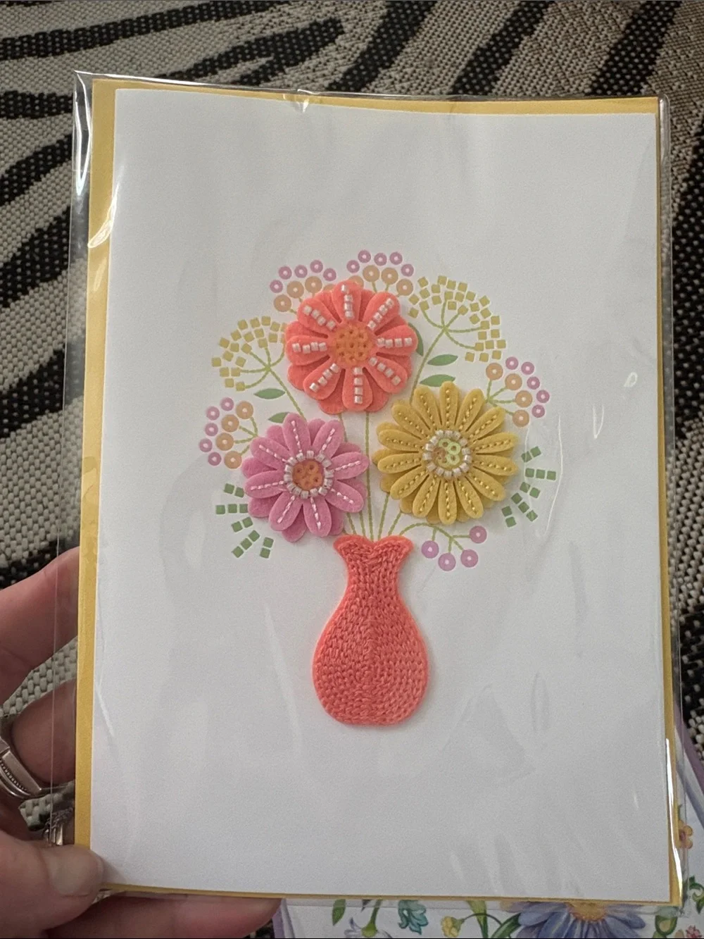 🆕Bundle Of 4 Floral Papyrus Greeting Cards